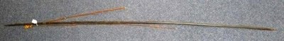 Lot 301 - A Papua New Guinea Black Palm Self Bow, of flattened section, with slightly shouldered tapered tips