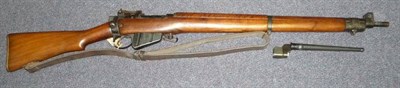 Lot 382 - FIREARMS CERTIFICATE REQUIRED FOR THIS LOT A Lee Enfield No.4 MK.I Bolt Action Rifle Converted to a