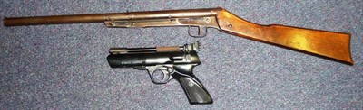 Lot 406 - PURCHASER MUST BE 18 YEARS OR OVER A Webley Tempest .22 Calibre Air Pistol, black gloss and...