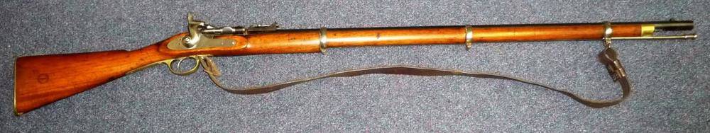 Lot 455 - A Victorian Enfield 1859 Snider Action .577 Rifle, the steel barrel stamped P WEBLEY & SON,...
