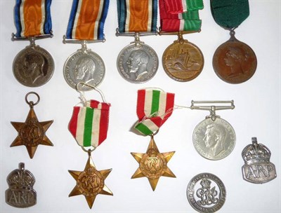 Lot 7 - Three Single British War Medals, to 30324 PTE. J. WHITCHURCH. R.INNIS.FUS, 140554 DVR.F.WATSON....