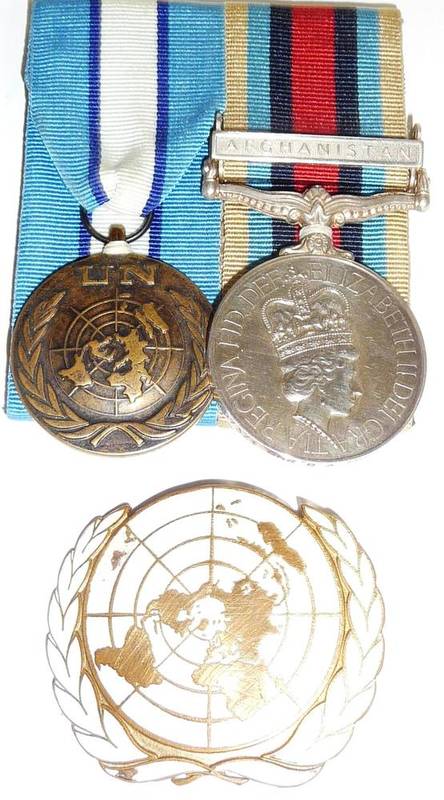 Lot 15 - An Operational Service Medal 2000, with clasp AFGHANISTAN, awarded to 25207371 GNR B A THOMPSON RA