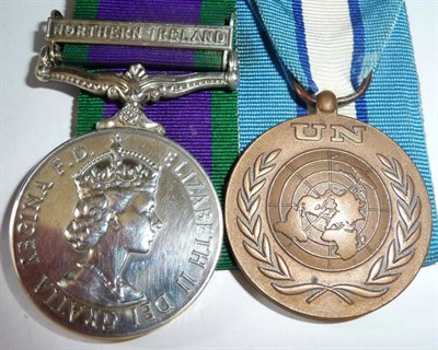 Lot 16 - A General Service Medal 1962, with clasp NORTHERN IRELAND, awarded to 24191506 PTE.R.PARKIN...