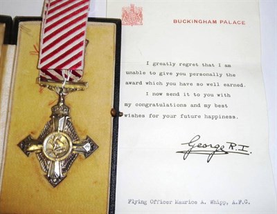 Lot 36 - An Air Force Cross (George VI) GRI, the reverse dated 1946, in case of issue, with Buckingham...