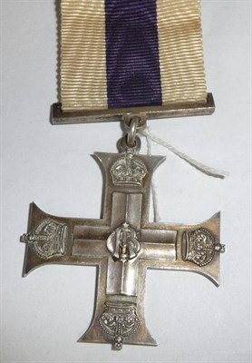 Lot 49 - A Military Cross (George V), privately engraved to D.E.WARD. SEPR 25TH 1916 & NOVR 29TH 1916