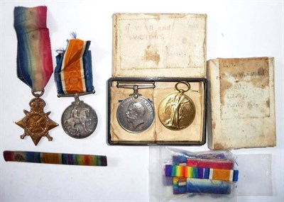 Lot 62 - A 1914 Star, awarded to 2190 DVR:W.WILLIAMS. R.F.A.; a British War Medal, awarded to 119886...