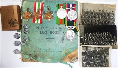 Lot 64 - Second World Glider Pilot Regiment Interest:- a Group of Six Medals, awarded to 1441656....