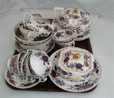 Lot 22 - A Spode Porcelain Imari Pattern Part Tea Service, Pattern 3685, early 19th century, comprising...