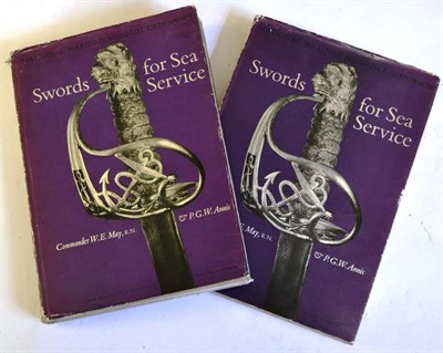 Lot 111 - Two Volumes. ";Swords for Sea Service"; by Commander W.E.May, R.N & P.G.W.Annis, London 1970,...