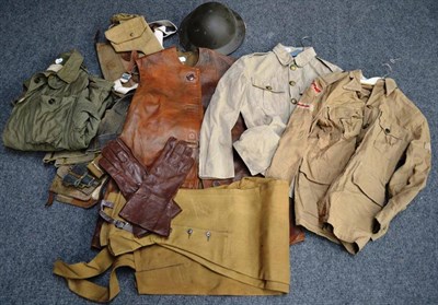 Lot 173 - A Quantity of Mainly Second World War Period Part Uniforms and Kit, including a pair of...