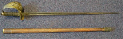 Lot 269 - A George V 1897 Pattern Infantry Officer's Sword, the 83cm single edge steel blade etched with...