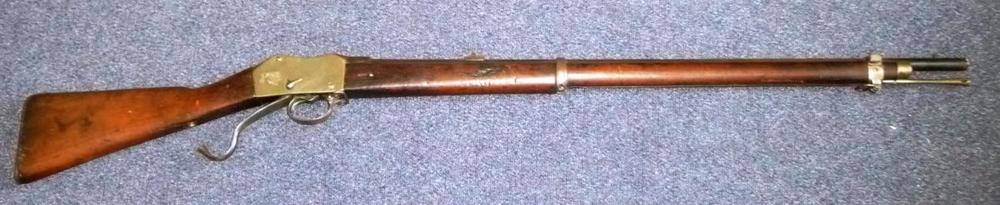 Victorian Rifle Lot 597 - A Victorian Enfield Martini-Henry Rifle, the