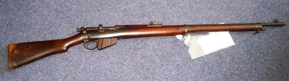 Lot 606 - A Deactivated L.S.A.Co. Ltd. 1899 L.E. I.1 .303 Calibre Bolt Action Rifle,  numbered 8409 C, walnut