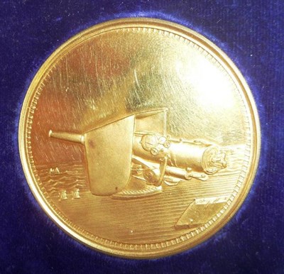 Lot 2 - A 9 Carat Gold Medal - The Vickers Prize, The Junior Institution of Engineers, the edge...