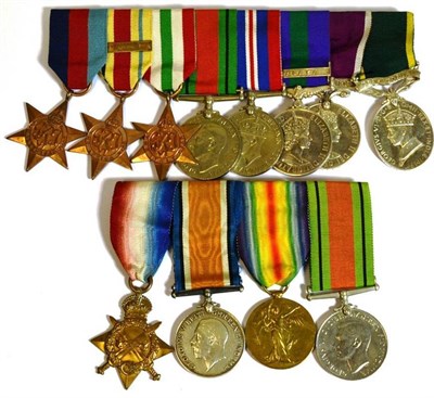 Lot 7 - A Second World War Long Service Group of Eight Replacement Medals, awarded to 7357861 S.SGT J T...
