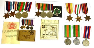 Lot 59 - A Second World War Trio, awarded to 14239011 Gnr.J.Smith, comprising Africa Star, Defence and...