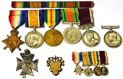 Lot 67 - A First/Second World War Long Service Group of Five Medals, awarded to 10714 PTE.W.JONES....