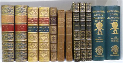 Lot 88 - Hazlitt (William) The Life of Napoleon Buonaparte, 1852, 4 vols. in 2, calf; Macauley (Lord),...