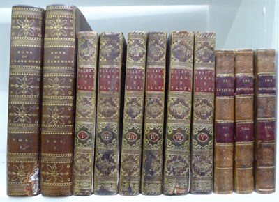 Lot 90 - Hayley (William) Poems and Plays, 1785, 6 vols., contemporary tree calf (joints starting);...