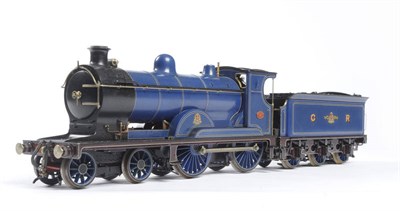 Lot 129 - Beeson "O" Gauge Electric 3-Rail 4-4-0  No.72 Locomotive and Six Wheel Tender, in Caledonian...