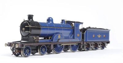 Lot 130 - Beeson "O" Gauge Electric 3-Rail 4-4-0 No.937 Locomotive and Six Wheel Tender, in Caledonian...