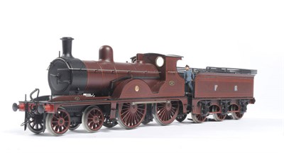 Lot 133 - Ralph Walker of Hatfield "O" Gauge Electric 3-Rail 4-4-0 No.128 Locomotive and Six Wheel Tender, in