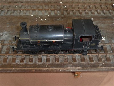 Lot 136 - Unknown Maker "O" Gauge Electric 3-Rail 0-6-0 No.212 Saddle Tank Locomotive, in Caledonian...