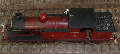 Lot 137 - Unknown Maker "O" Gauge Electric 3-Rail 4-4-2 No.38 Tank Locomotive, in Furness Railway maroon...