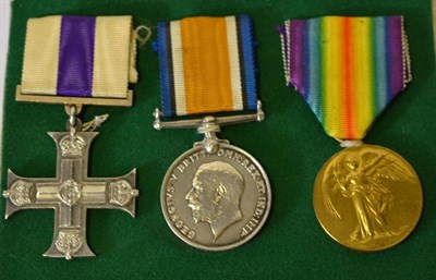 Lot 5 - A First World War Gallantry Group of Three Medals, awarded to 2.LIEUT.A.SMITH (possibly...