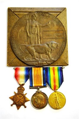 Lot 10 - A First World War Trio, awarded to 8745 PTE F.BASSETT. 2/ESSEX R., comprising 1914 Star,...