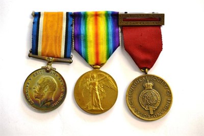 Lot 14 - A First World War Pair, awarded to 52181 PTE.H.WATSON. LINC.R., comprising British War Medal...