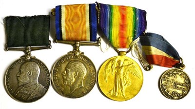 Lot 28 - A Volunteer Long Service and Good Conduct Medal 1894, (Edward VII), awarded to 568...