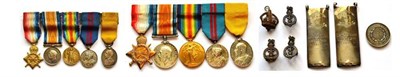 Lot 32 - A First World War Imperial Yeomanry Long Service Group of Five Medals, awarded to 69,...