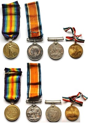 Lot 47 - A First World War Pair, awarded to 1199S.A. W.S.GRAY 2 HD. R.N.R., comprising British War Medal and