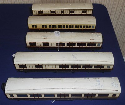 Lot 145 - Five Exley Caledonian Railway Eight Wheel Bogie Coaches, comprising composites, and third class...