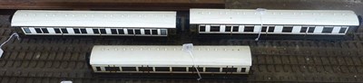 Lot 151 - Three Exley LNWR Bogie Coaches, comprising two twelve wheel composites and an eight wheel third...