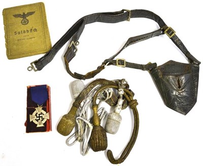 Lot 206 - A German Third Reich Faithful Service Decoration for Twenty Five Years, with ribbon in box of...