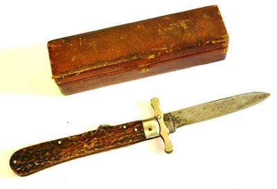 Lot 240 - A Late 19th/Early 20th Century Folding Lock Knife by Joseph Rodgers & Sons, Sheffield, the 9cm...