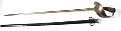 Lot 246 - A British 1908 Pattern Mark I Cavalry Trooper's Sword, the 88.5cm single edge fullered steel...