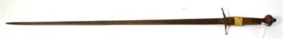 Lot 286 - A 17th Century Small Sword, possibly European, the 73cm double edge steel blade with a 13cm...