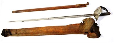 Lot 288 - An Edwardian 1897 Pattern Sword to an Officer of the Royal Engineers, the 83cm single edge...