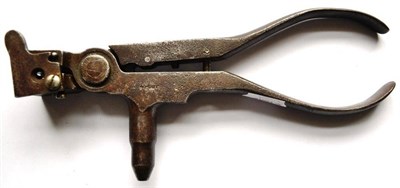 Lot 354 - A Late 19th Century Ideal Steel .45 70 Combination Reloading Tool, with integral 405 grain...