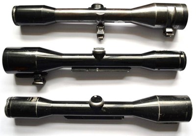 Lot 363 - Three Rifle Scopes:- two Hensoldt Wetzlar Diatal 6x42, numbered 151434 and 143589 and a...