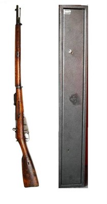 Lot 368 - FIREARMS CERTIFICATE REQUIRED FOR THIS LOT A Mosin Nagant Bolt Action Rifle converted to a .410...