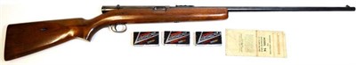 Lot 374 - FIREARMS CERTIFICATE REQUIRED FOR THIS LOT   A Winchester `Model 74' .22 Long Rimfire Rifle,...