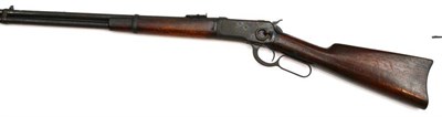 Lot 376 - FIREARMS CERTIFICATE REQUIRED FOR THIS LOT A Winchester 1892 .38 WCF Lever Action Repeating...