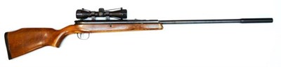 Lot 387 - PURCHASER MUST BE 18 YEARS OR OVER A Webley Osprey .22 Calibre Air Rifle, numbered 09051, tap...