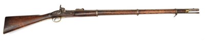 Lot 456 - A Victorian 1853 Pattern Enfield Percussion Cap Three Band Rifle-Musket, the 99cm steel barrel with