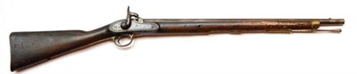 Lot 464 - A Tower 1842 Pattern Percussion Cap Constabulary Carbine, with 67.5cm smoothbore steel barrel,...