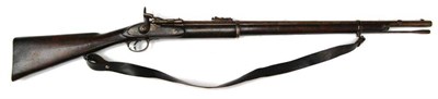 Lot 465 - A 19th Century Snider Action Short Rifle, the 78cm steel barrel with hinged ladder rear sight,...